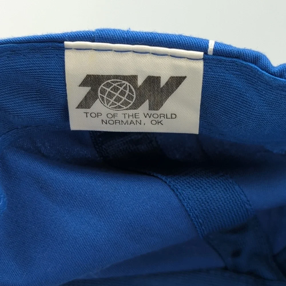 Vintage Duke Blue Devils Top of the World Pinstripe Hat Blue White Snapback